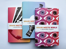 Load image into Gallery viewer, Limited Edition Brain Meets World Pocket Notebook Set