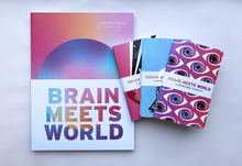 Load image into Gallery viewer, Holiday Gift Pack: Brain Meets World + Limited Edition Notebook Set